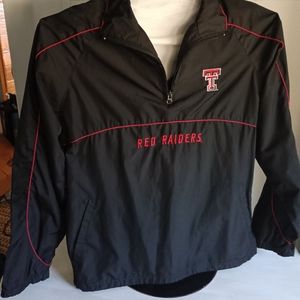 Texas Tech Red Raiders pullover windbreaker Jacket Size small